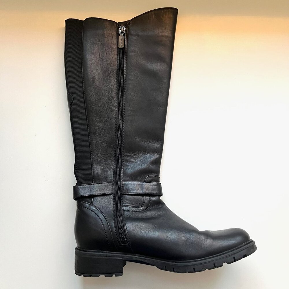 Blondo Tall Leather Waterproof Riding Moto Boots | 7.5 - Picture 4 of 9